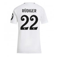 Real Madrid Antonio Rudiger #22 Hemmatröja Kvinnor 2024-25 Korta ärmar